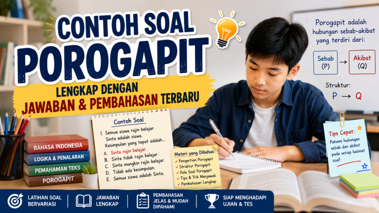 Contoh Soal Porogapit Lengkap dengan Jawaban dan Pembahasan Terbaru