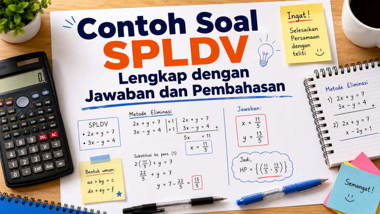 Contoh Soal SPLDV Lengkap dengan Jawaban dan Pembahasan