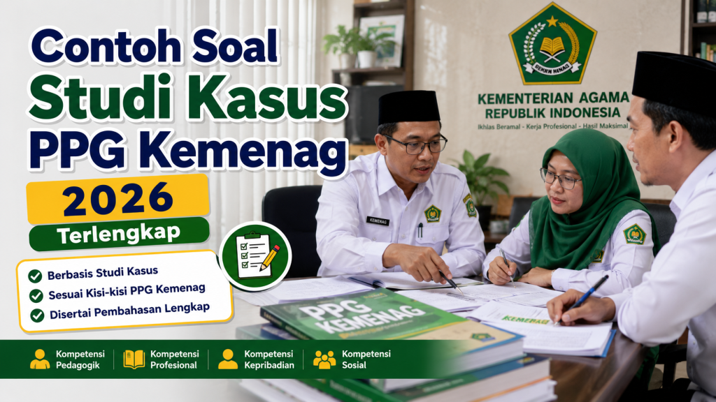 Contoh Soal Studi Kasus PPG Kemenag 2026 Terlengkap