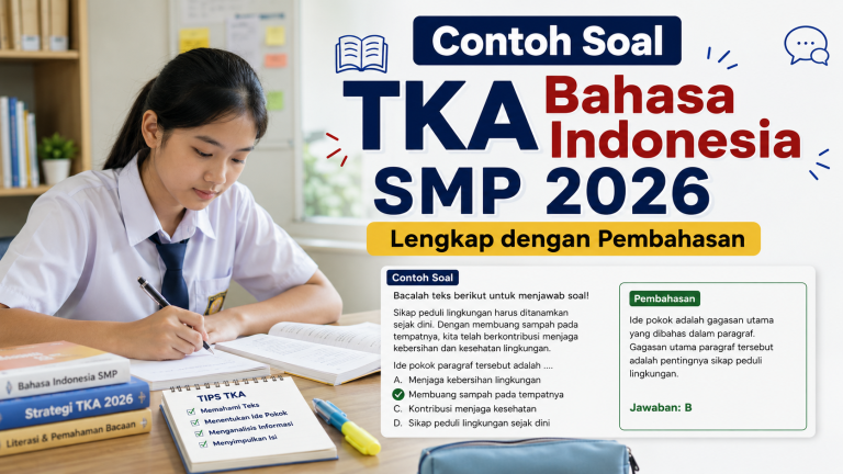Contoh Soal TKA Bahasa Indonesia SMP Lengkap 2026