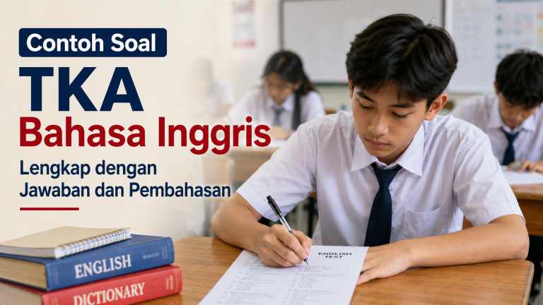 Contoh Soal TKA Bahasa Inggris Lengkap dengan Jawaban