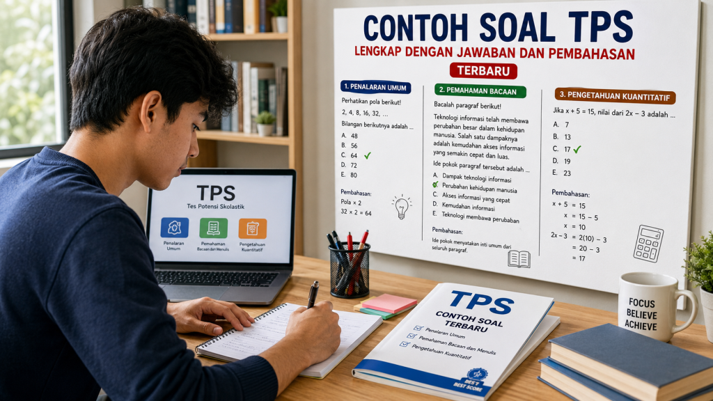 Contoh Soal TPS Lengkap dengan Jawaban dan Pembahasan Terbaru