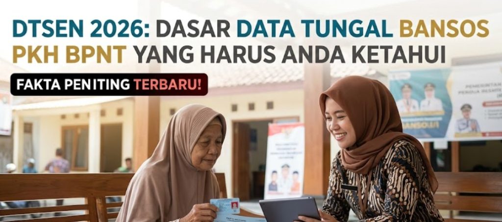 DTSEN 2026 Dasar Data Tunggal Bansos PKH BPNT