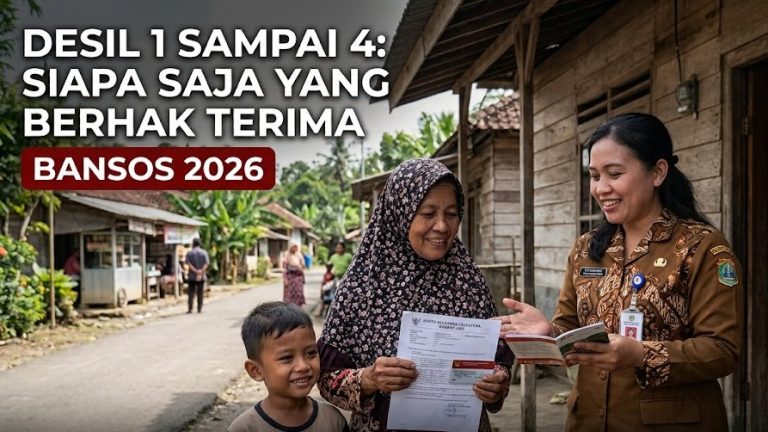 Desil 1 sampai 4: Siapa Saja yang Berhak Terima Bansos 2026?