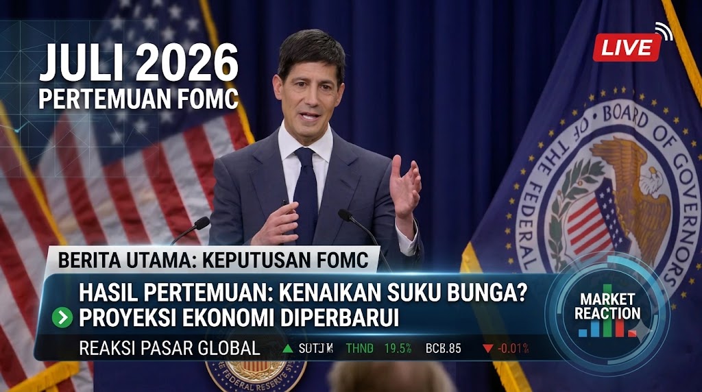 FOMC Juli 2026: Dampak Suku Bunga The Fed ke Emas