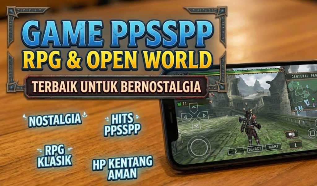 Game PPSSPP RPG dan Open World Terbaik