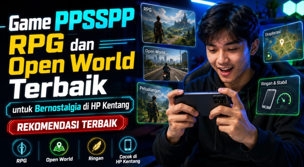 Game PPSSPP RPG dan Open World Terbaik untuk Bernostalgia di HP Kentang