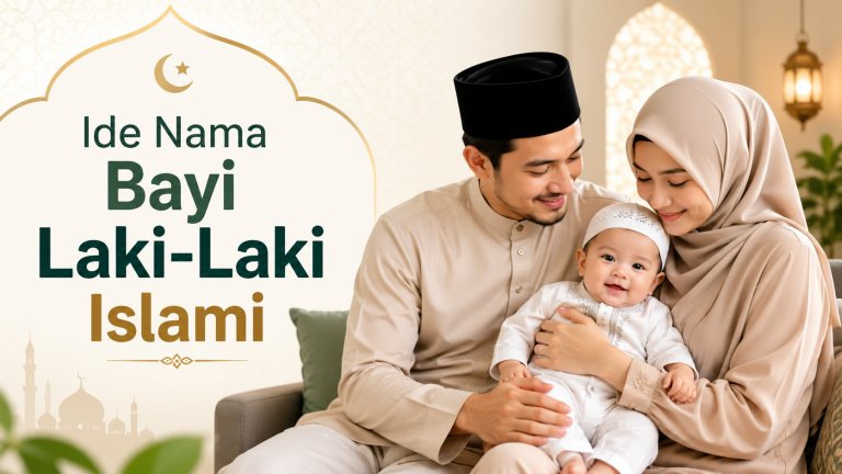 150 Ide Nama Bayi Laki-Laki Islami Modern 3 Kata dan Artinya Lengkap