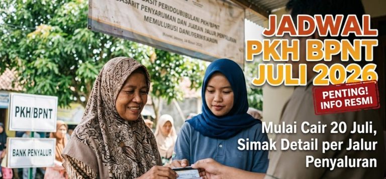 Jadwal PKH BPNT Juli 2026: Mulai Cair 20 Juli, Simak Detail per Jalur Penyaluran