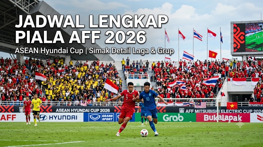 Jadwal lengkap Piala AFF 2026 ASEAN Hyundai Cup