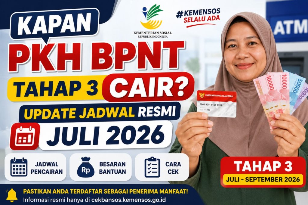 Kapan PKH BPNT Tahap 3 Cair Update Jadwal Resmi Juli 2026