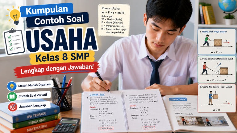 Kumpulan Contoh Soal Usaha Kelas 8 SMP Lengkap dengan Jawaban