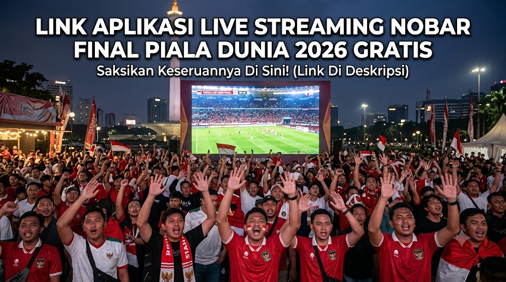 Link Aplikasi Live Streaming Nobar Final Piala Dunia 2026 Grati