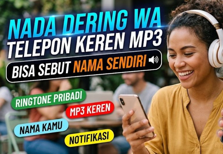 Nada Dering WA Telepon Masuk Keren MP3 Bisa Sebut Nama Sendiri
