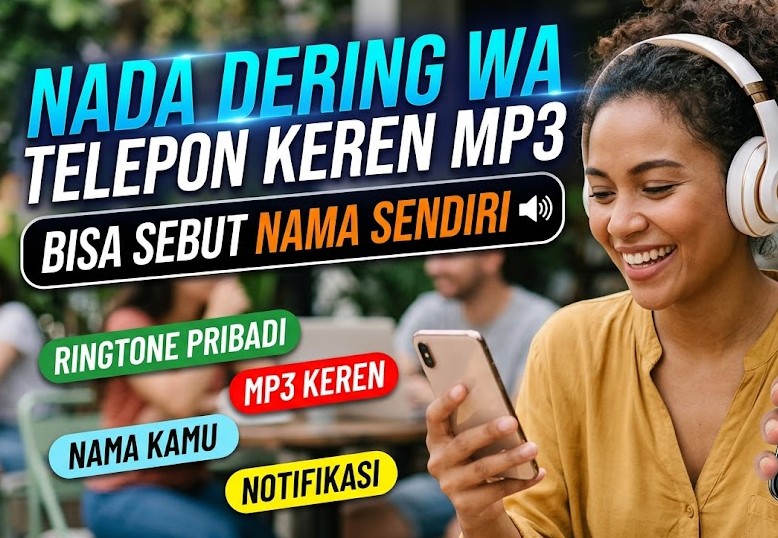 Nada Dering WA Telepon Masuk Keren MP3 Bisa Sebut Nama Sendiri