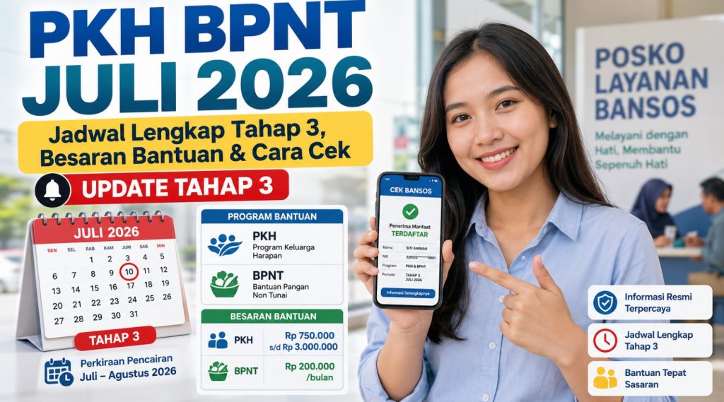 PKH BPNT Juli 2026 Jadwal Lengkap Tahap 3,