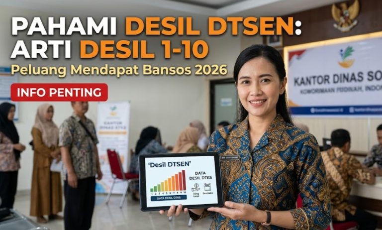 Pahami Desil DTSEN: Arti Desil 1-10 dan Peluang Mendapat Bansos 2026