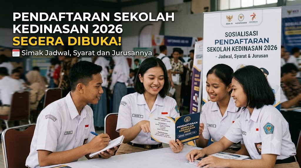 Pendaftaran Sekolah Kedinasan 2026 Segera Dibuka! Simak Jadwal, Syarat dan Jurusannya