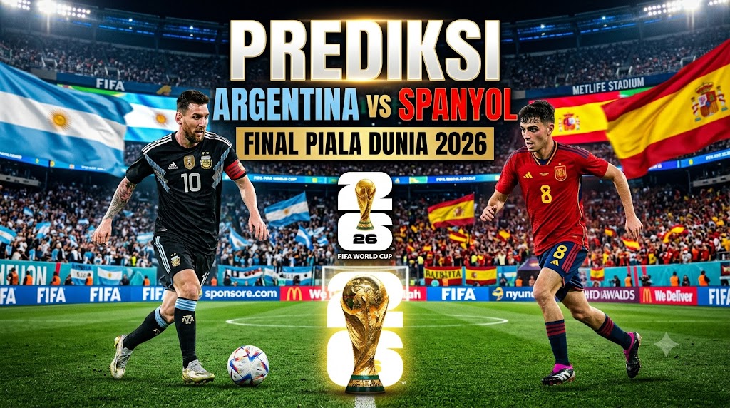 Prediksi Argentina vs Spanyol Final Piala Dunia 2026