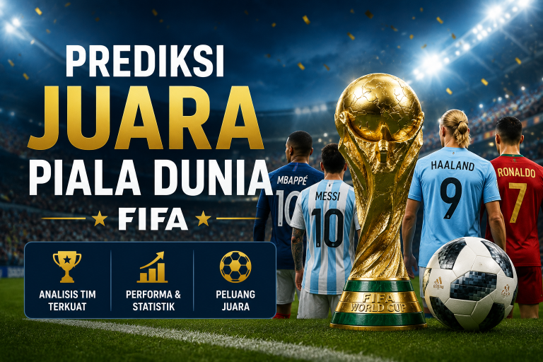 Prediksi Juara Piala Dunia FIFA 2026 Berdasarkan Performa, Statistik, dan Peluang