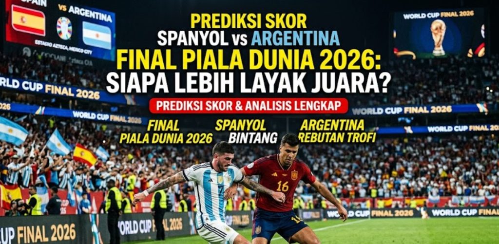Prediksi Skor Spanyol vs Argentina di Final Piala Dunia 2026 Siapa Lebih Layak Juara