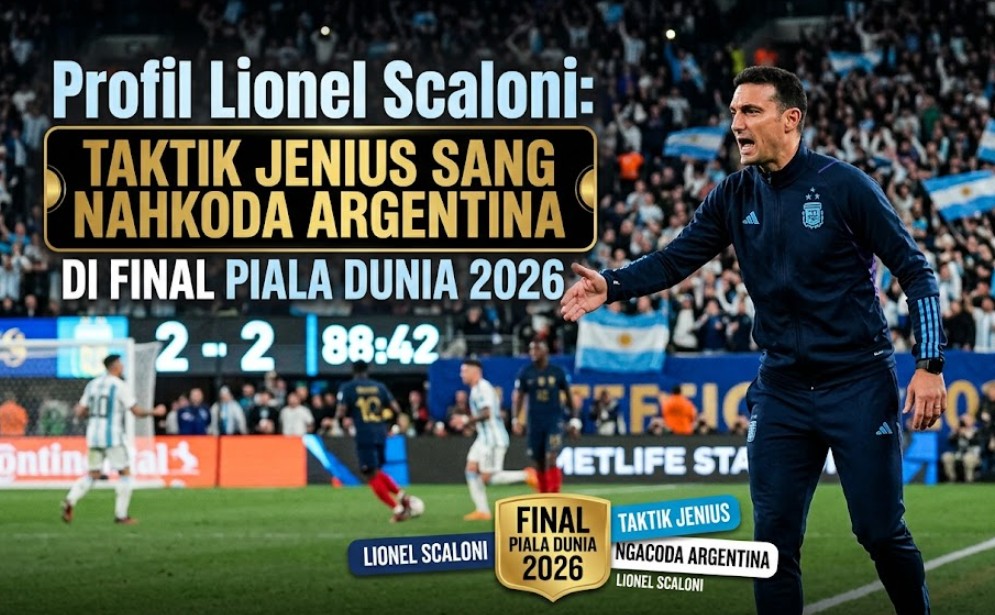 Profil Lionel Scaloni Taktik Jenius Sang Nahkoda Argentina di Final Piala Dunia 2026
