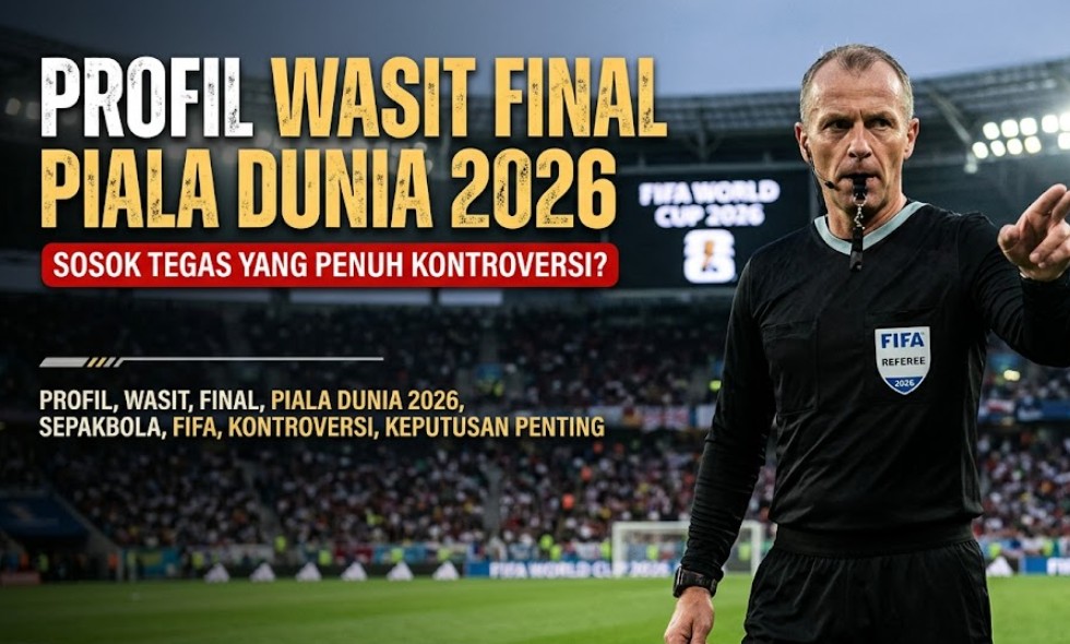 Profil Wasit Final Piala Dunia 2026 Sosok Tegas yang Penuh Kontroversi