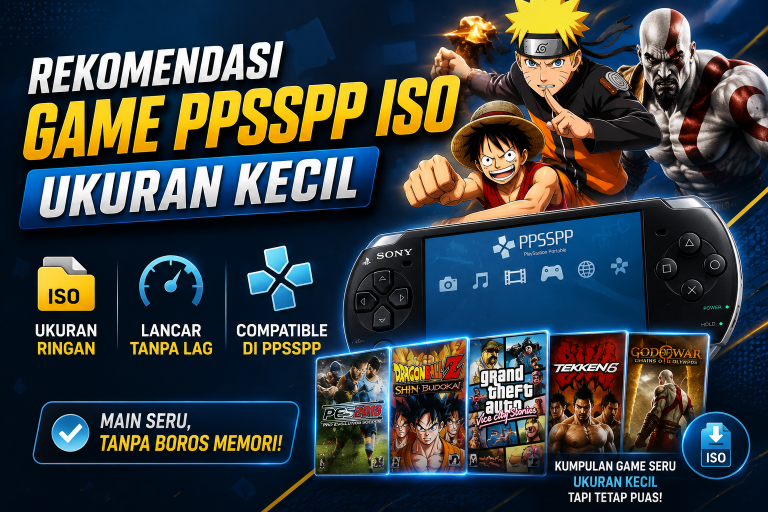 Rekomendasi Game PPSSPP ISO Ukuran Kecil dibawah 100MB