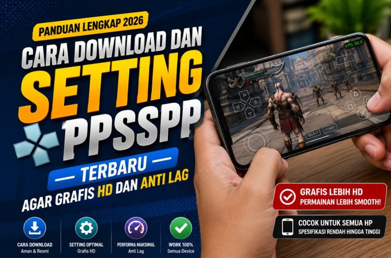 Cara Download dan Setting PPSSPP Terbaru agar Grafis HD dan Anti Lag
