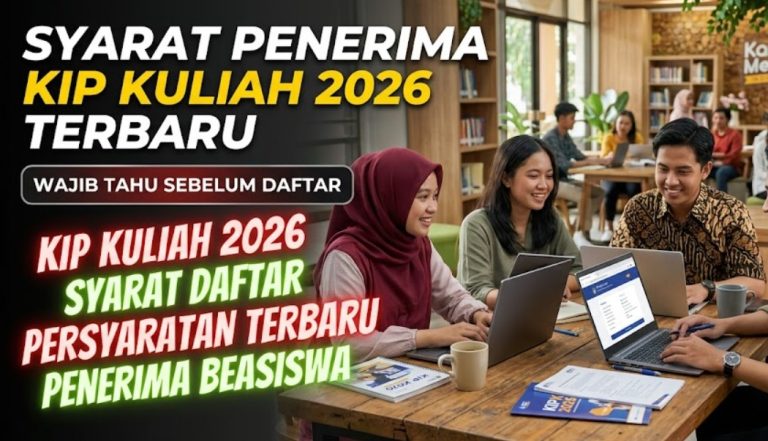 Syarat Penerima KIP Kuliah 2026 Terbaru, Wajib Tahu Sebelum Daftar