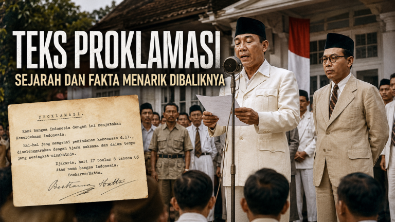 Teks Proklamasi, Sejarah dan Fakta Menarik Dibaliknya