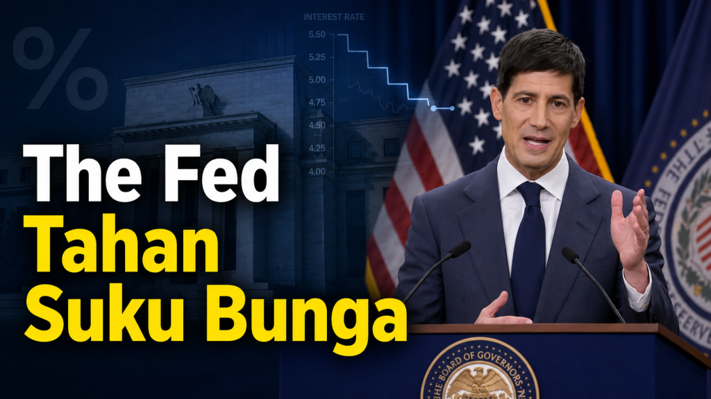 The Fed tahan suku bunga di 3,50%-3,75% pada 29 Juli 2026. Lihat respons harga emas, dolar AS, yield, dampak ke Antam, dan strategi investor.