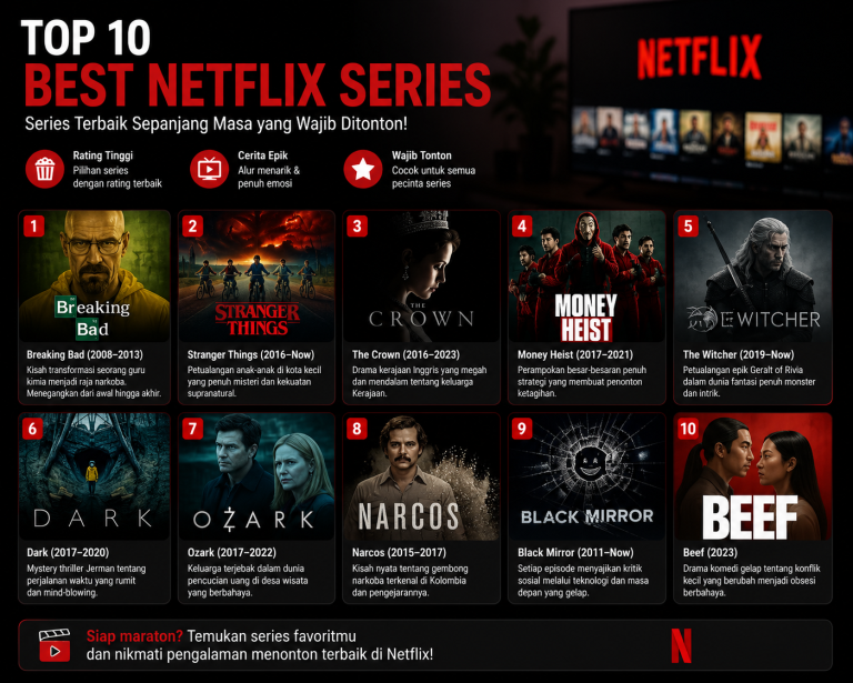 Top 10 Best Netflix Series of All Time You Must Watch in 2026