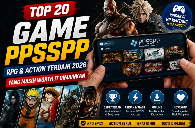 Top 20 Game PPSSPP RPG & Action Terbaik 2026 yang Masih Worth It Dimainkan