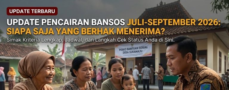 Update Pencairan Bansos Juli-September 2026: Siapa Saja yang Berhak Menerima?