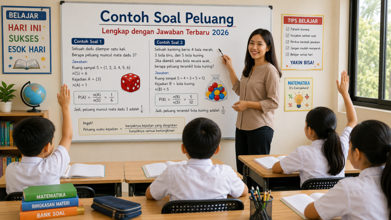 Contoh Soal Peluang Lengkap dengan Jawaban Terbaru 2026