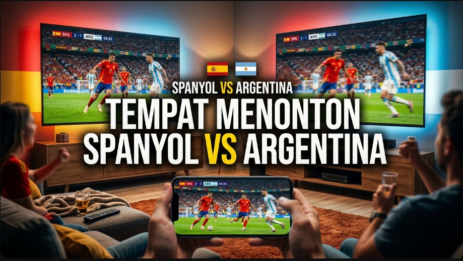 tempat menonton timnas spanyol vs tim nasional sepak bola argentina