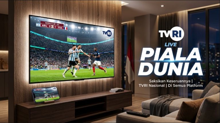 TVRI Live Piala Dunia 2026: Cara Nonton Siaran Langsung Gratis di TV dan HP