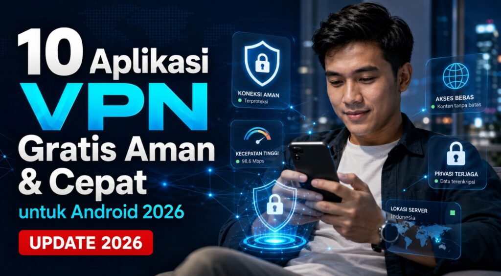 10 Aplikasi VPN Gratis Aman & Cepat untuk Android 2026