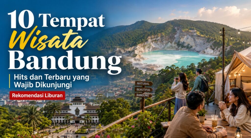 10 Tempat Wisata Bandung Hits dan Terbaru yang Wajib Dikunjungi