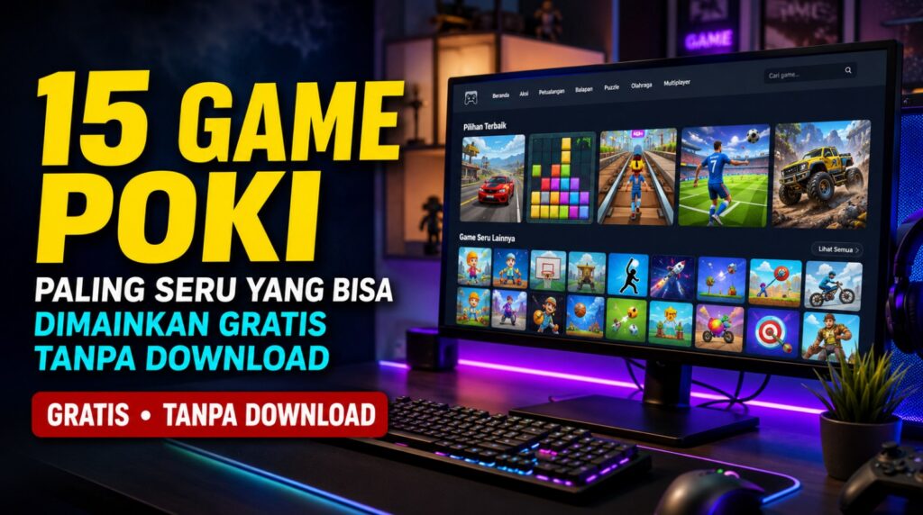 15 Game Poki Paling Seru yang Bisa Dimainkan Gratis Tanpa Download