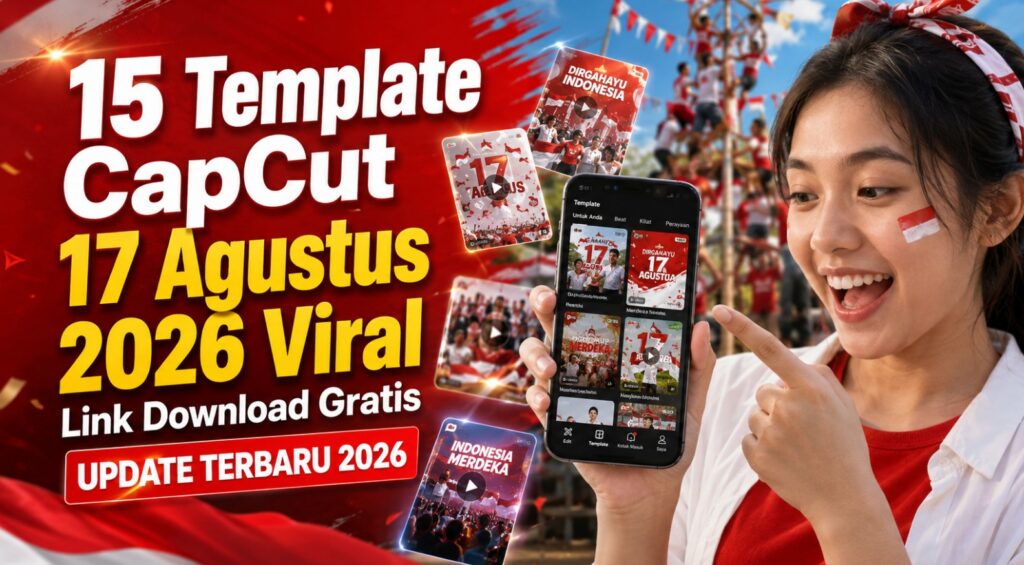 15 Template CapCut 17 Agustus 2026 Viral, Link Download Gratis