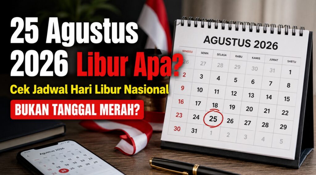 25 Agustus 2026 Libur Apa Cek Jadwal Hari Libur Nasional