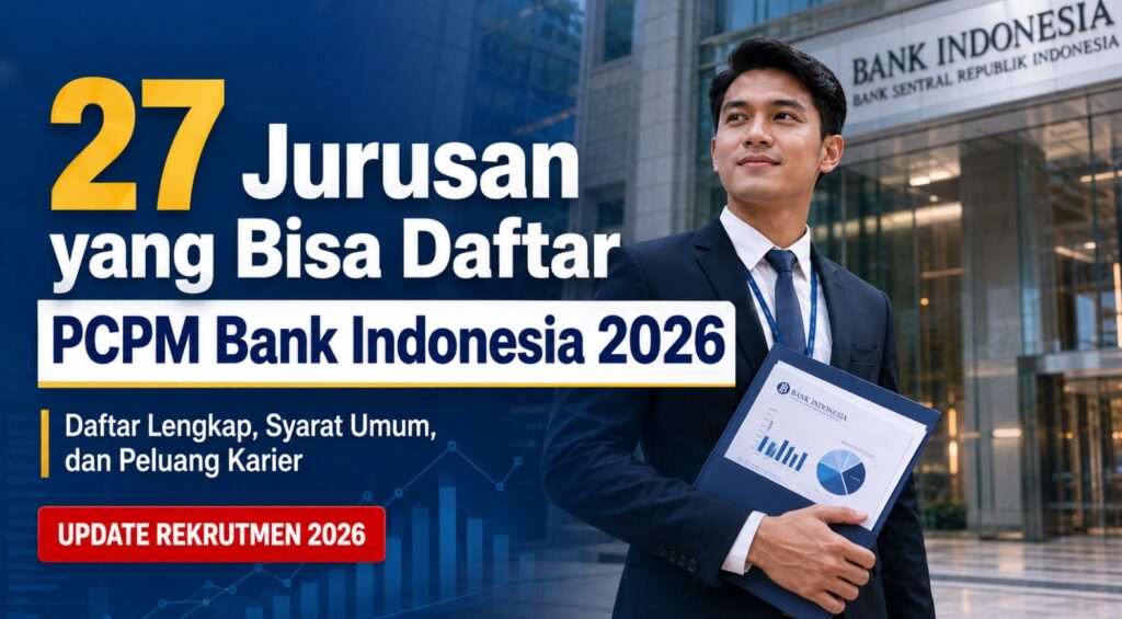27 Jurusan yang Bisa Daftar PCPM Bank Indonesia 2026