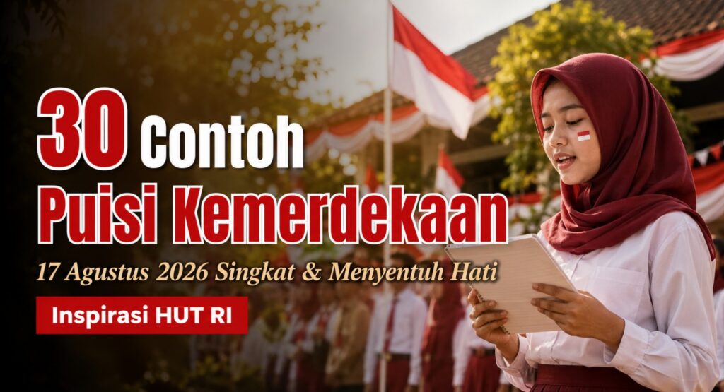 30 Contoh Puisi Kemerdekaan 17 Agustus 2026 Singkat & Menyentuh Hati