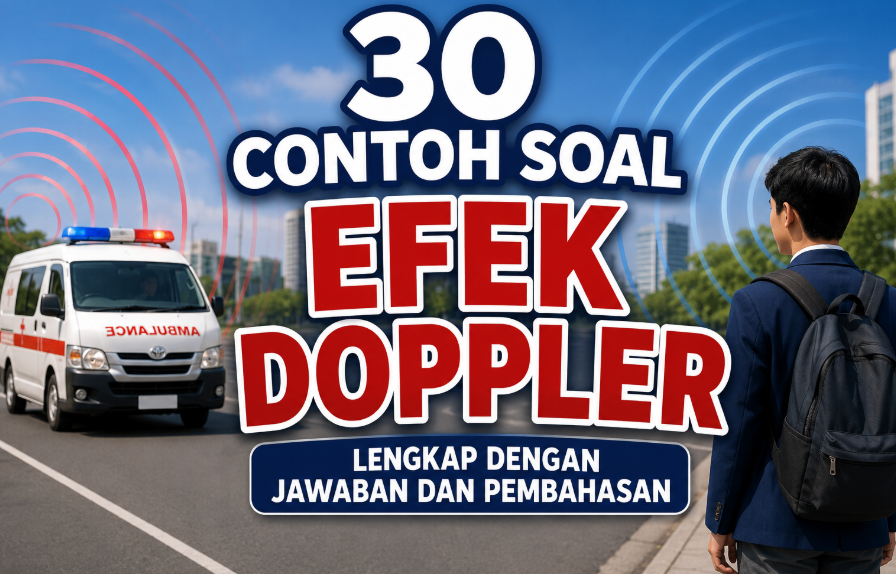 30 Contoh Soal Efek Doppler Lengkap dengan Jawaban dan Pembahasan