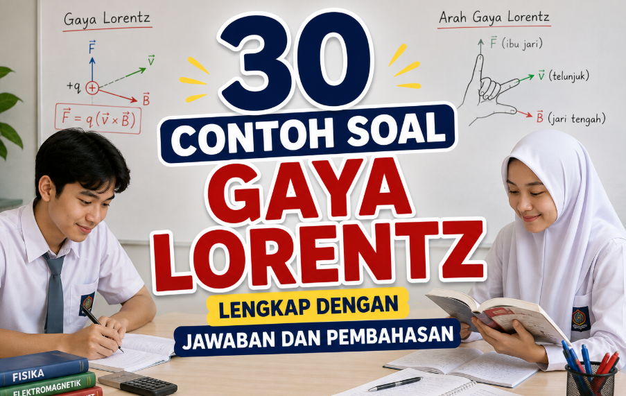 30 Contoh Soal Gaya Lorentz Lengkap dengan Jawaban dan Pembahasan