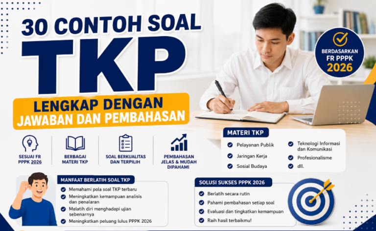 30 Contoh Soal TKP Lengkap dengan Jawaban dan Pembahasan