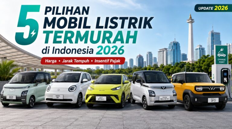 5 Pilihan Mobil Listrik Termurah di Indonesia 2026: Harga, Jarak Tempuh, & Insentif Pajak