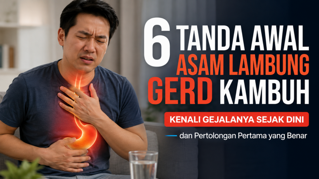 6 Tanda Awal Asam Lambung GERD Kambuh dan Pertolongan Pertama yang Benar